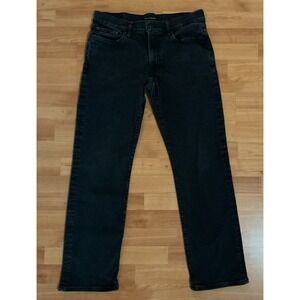 Lucky Brand 363‎ Vintage Straight Jeans Mens 32x30 Black Stretch Denim